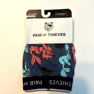 Pair of thieves men’s boxer brief underwear size L, NWT